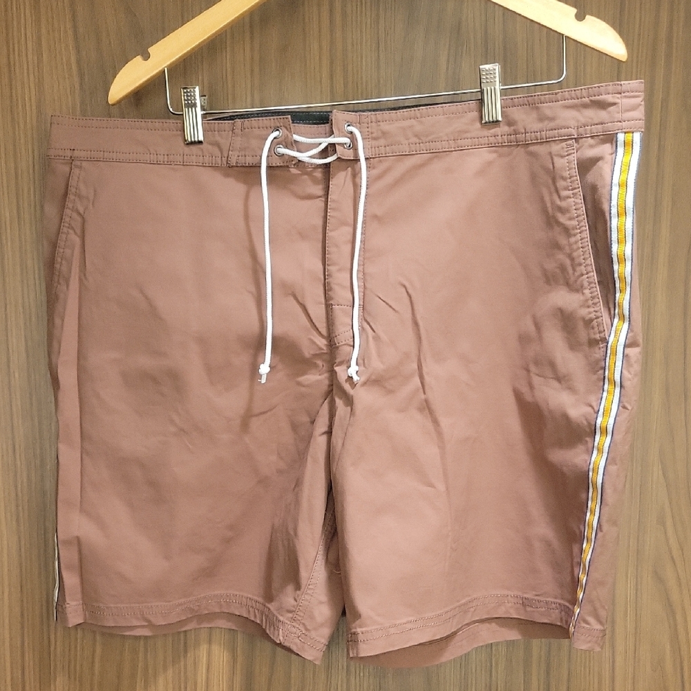 Kanvas by Katin Heritage Collection‎ Men's Clay Swim Shorts with Stripe 40 NWOT